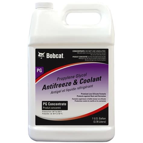 bobcat coolant vs pg